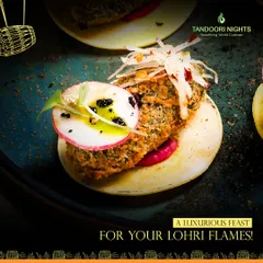 This Lohri, we put a modern twist on a timeless classic. Our Sarson Saag Kebab is part of our Progressive Lohri Menu, blending heritage with innovation.