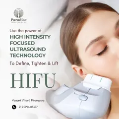 This is the technology behind the transformation. HIFU uses focused ultrasound to precisely target deep layers of the skin, triggering a natural regenerative process that lifts and tightens over time.