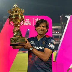 Holding the WPL 2024 trophy. A feeling of immense satisfaction that comes from a well executed plan and the team's relentless hard work throughout the tournament.