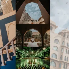 The architectural beauty of a Jaipur wedding venue. I take time to capture the stunning details of your chosen location, which becomes a character in your wedding story.