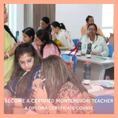 A typical classroom session during our in-person practicals. Trainees are fully immersed, working with materials and receiving direct guidance from our instructors. This practical component is essential for building the muscle memory and confidence needed in a real classroom.