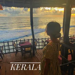Watching the sunset from a beach shack in Kerala. The coastline of South India offers some of the most picturesque views.