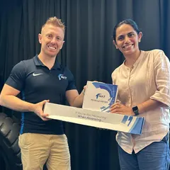 Receiving my MAT certification and equipment. This system allows me to move beyond guesswork and use precise measurements to guide my assessment and treatment plans.