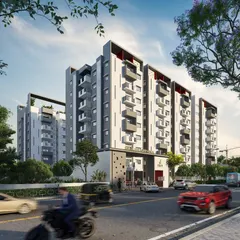 The facade of the Shilpa Ratna towers is a testament to superior craftsmanship and architectural excellence. I designed the north and east-facing apartments to benefit from abundant natural light and gentle breezes, creating an inviting living environment that connects residents with the rhythm of the day.
