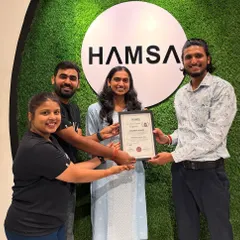 Celebrating a new graduate of our Yoga Teacher Training Course as she receives her certificate.