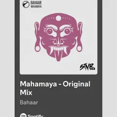 My track 'Mahamaya' live on Spotify. Seeing my own music on a major streaming platform was a dream come true and a huge milestone in my career as an artist.