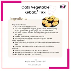 Here are the simple ingredients for my Oats Vegetable Kebab recipe. All you need are some vegetables, paneer, oats, and basic spices from your kitchen.