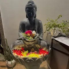 This beautiful Buddha statue is the heart of our studio, a reminder of the peace and stillness we cultivate. It was at the center of a soulful full moon ceremony where we aligned our chakras and soaked in gratitude.