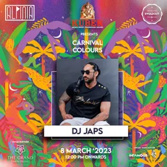 Here's the official announcement for my performance at the Carnival of Colours Holi event. I was excited to bring my sound to such a big stage at The Grand in New Delhi.