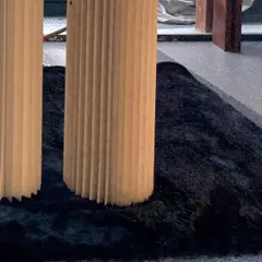A close-up of the high-quality props we use, such as these sturdy and stylish foldable paper pedestals.