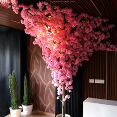 This stunning artificial Cherry Blossom tree brings everlasting spring indoors. We custom-design and install magnificent statement trees like this for homes, cafes, and commercial spaces, creating a breathtaking focal point with zero maintenance.