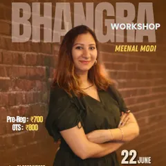 Time to get your Bhangra on. This poster is for one of our dedicated Bhangra workshops, designed to teach you the powerful and energetic moves of this traditional Punjabi dance style.