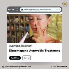 Dhoomapana is a lesser known but effective Ayurvedic practice involving the inhalation of medicated smoke. It is often performed after other therapies to clear the nasal and respiratory passages.