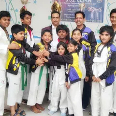 Our junior team showing their strength at the 5th S.I Cup Open National Taekwondo Championship. They brought home an impressive 14 Gold, 6 Silver, and 2 Bronze medals for the club.
