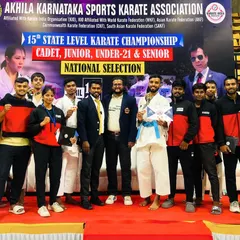 Team UMC celebrating our medal haul at the 15th AKSKA State Karate Championship 2024.