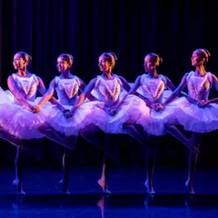 Precision and emotion are at the heart of our work. Our National Youth Ballet performs the iconic "Dance of the Cygnets" from Swan Lake, showcasing the technical skill and perfect synchronization that our dancers train years to achieve.