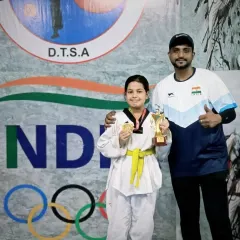 Another gold medal for the team. I am so proud to see my student's dedication turn into a victory at the Delhi taekwondo championship.