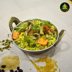 Wholesome comfort in every spoonful. My khichdi is the ultimate soul food, made healthy. It's a perfect example of how traditional Indian food can be part of a fit lifestyle.