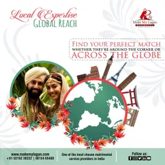 Local expertise, global reach. We bring the best of both worlds, offering a deep understanding of Indian values with a network that spans the globe. Find your perfect match, whether they're around the corner or across the world.