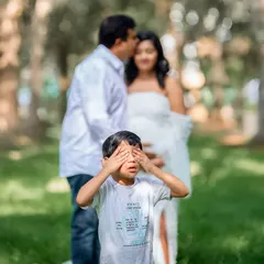A duplicate of 32, this creative and fun family portrait is a wonderful memory that will make everyone smile for years to come.