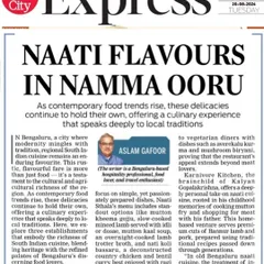 I was honoured to be featured in this Bengaluru Express article titled 'Naati Flavours in Namma Ooru'. The piece highlights my dedication to my family's personal take on Naati cuisine and my use of premium Bannur lamb.