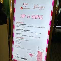 A look at our service in action at a major corporate event for Tira Beauty. We managed the entire bar experience, serving custom cocktails from a specially designed menu. This demonstrates our capacity to handle large-scale, high-end functions.