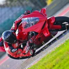 The view from above as Dr. Aakash Rajshakha pushes his Ducati Panigale V4 to the limit. This is a testament to skill, dedication, and the right training.