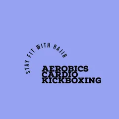 My brand logo for aerobics and cardio kickboxing. It represents my commitment to keeping you fit with dynamic and enjoyable workouts.