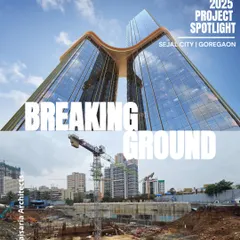 We believe in showing our process from start to finish. Here you can see our render for the Sejal City towers in Goregaon side-by-side with the actual construction site. This is where the digital dream begins to take shape in concrete and steel, a critical moment in bringing a new landmark to life.