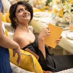 A candid moment from the Bumble event, soaking in the atmosphere of love and connection.