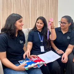 Our teachers brainstorming and preparing for their lessons. We believe in continuous learning and collaboration to bring the best possible experiences to our students.