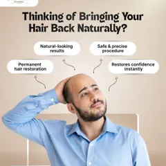 If you are thinking about a permanent solution for hair loss, this is it. My goal is to provide a safe and precise procedure that delivers natural-looking results and restores your confidence almost instantly.
