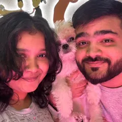 A perfect family selfie! Adopting a pet means adding a new, loving, and often hilarious member to your family circle.