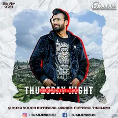 Another poster from my Thailand tour, this one for a Thursday night show at Nong Nooch Botanical Garden. It highlights a multi-day booking, showing the demand for my music at international destinations.