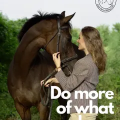 A quiet moment between a rider and her horse. These are the moments where a true bond is formed.