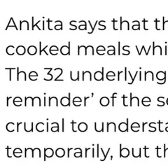 A snippet from my feature in the Deccan Chronicle. I emphasize that home-cooked meals are the best defense against the health risks associated with ultra-processed foods.