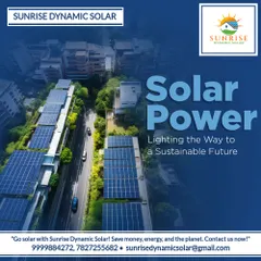 This aerial view shows large-scale solar installations on the rooftops of urban buildings. We have the expertise to handle such large projects, helping entire communities and businesses move towards a sustainable future.