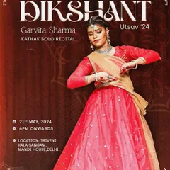 Performing a solo recital for Dikshantotsava, organized by Kalashram, was a true honour. It is a blessing to carry forward the legacy of my guru, Pt. Birju Maharaj ji, on the very stage that celebrates his disciples.
