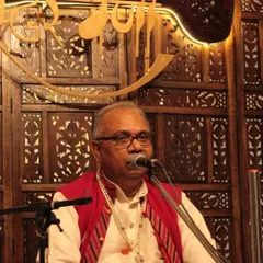 A close-up of Pandit Devendra Verma as he shares his deep knowledge and insights with the attendees.