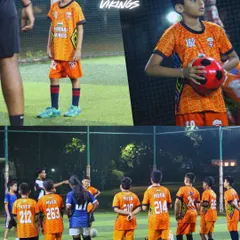 Find your number, find your squad. This collage shows our young players listening to coaching instructions and getting ready for action, representing the future of the MVFA family.