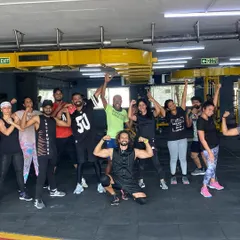 Another shot of our newly certified instructors. The energy and sense of accomplishment here is what our community is all about.