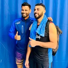 With two-time Olympic Gold Medalist and MVP Earvin Ngapeth of France. Understanding the mindset and preparation of a champion is key to my coaching philosophy.