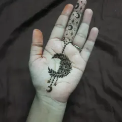 A Ramadan-inspired design with a crescent moon and stars, perfect for celebrating the holy month.
