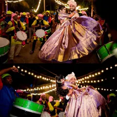 Pure energy and celebration during the Baraat! We thrive on capturing the dynamic, high-energy moments of your wedding day, from the groom's grand entrance to the lively dance floor.