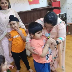 It is a joy to see the youngest members of our Kendra eagerly take the microphone. I provide gentle encouragement to ensure their first experience with public speaking is positive and empowering.