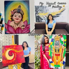 A recap of October, which included my biggest canvas painting ever and several beautiful spiritual artworks.