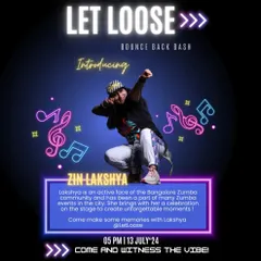 Being featured as a trainer for the 'Let Loose' Bounce Back Bash highlights my role in ticketed fitness events. I bring my unique stage presence and passion to create an unforgettable experience that keeps the audience engaged and energized.