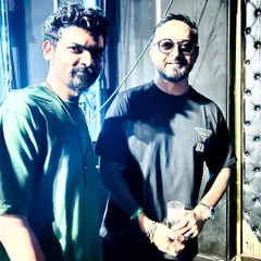In one frame with the icon, Nikhil Chinapa. Being part of the wider techno and electronic music community in India is something I value greatly.