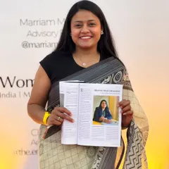 Holding the Advocate's Journal open to my feature. Being published among such influential women in law is a milestone that fuels my determination to break new ground.