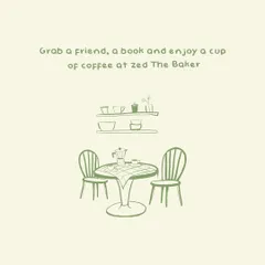A simple invitation to grab a friend or a book and enjoy a quiet cup of coffee at one of my cozy tables.